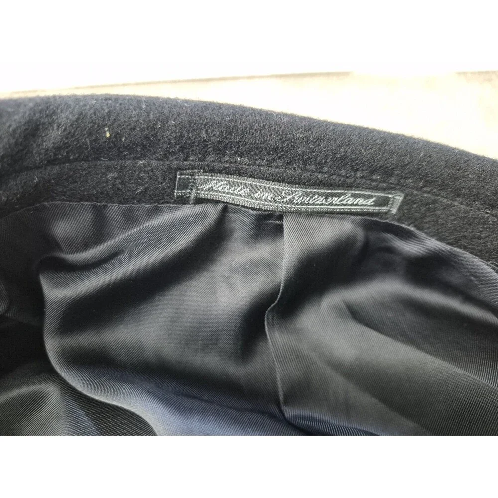 Ermenegildo Zegna Taglio Exclusivo Sport Coat US 44L Men Black Wool/Cashmere DB